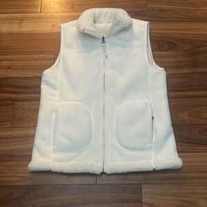 Mountain Lake‎ Womens Cream Fleece Lined Reversible Vest Size Medium